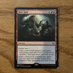 Mob Rule Fate Reforged Regular Magic The Gathering TCG 109/185 LP - Image 1