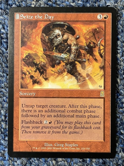MTG 2001 "Seize the Day" !!LIGHTLY PLAYED!! Odyssey #220/350 ODY - Image 1