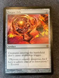 Torpor Orb - NM/LP New Phyrexia MTG Magic - LP - Image 1