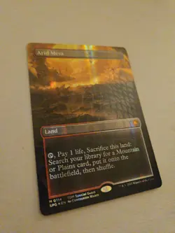 Arid Mesa- Tarkir Dragonstorm Borderless Dragonscale Foil (SPG 114) MTG - Image 1