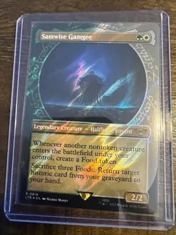 Samwise Gamgee NM Showcase Surge Foil MTG Lord of the Rings Unplayed Magic - Image 1