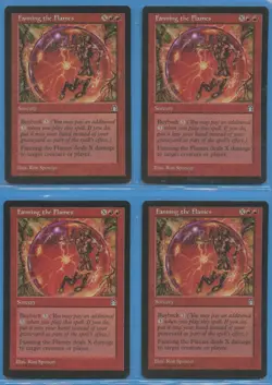 MTG: Stronghold: Fanning the Flames: PLAYSET of 4 - Image 1