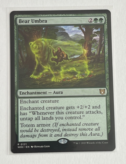 MTG Bear Umbra - Wilds of Eldraine - #121 - Image 1