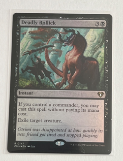 MTG Deadly Rollick - Foil - Commander Masters #147 - Image 1