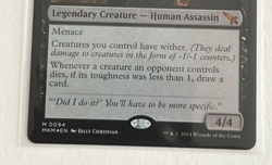 MTG Massacre Girl Known Killer - Foil - Murders at Karlov Manor - #94 - Image 3