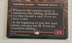MTG Ashling Rekindled - Borderless - Lorwyn Eclipsed #290 - Image 3