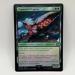 Magic MTG Final Fantasy Foil Diamond Weapon U0183 NM/NP - Image 1
