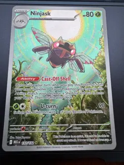 Ninjask ME01: Mega Evolution 137/132 NM Pokemon - Image 1
