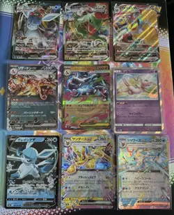 Pokemon Tcg Japanese Cards Bundle Including Charizard & Eevelutions & Rayquaza - Image 1