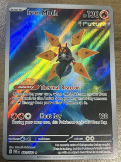Iron Moth (187/182) ILLUSTRATION RARE Holo - Pokemon Paradox Rift - Image 1