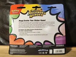 Pokemon Mega Evolution Ascended Heroes Gastly Tech Sticker Collection - Sealed - Image 2