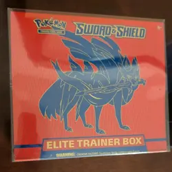 Pokemon Sword N Shield Elite Trainer Box Combo Set-Zacian/Zamazenta Arts w/Case - Image 3
