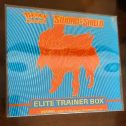 Pokemon Sword N Shield Elite Trainer Box Combo Set-Zacian/Zamazenta Arts w/Case - Image 4