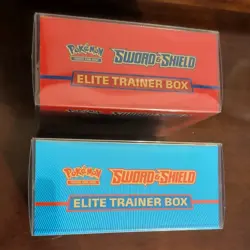 Pokemon Sword N Shield Elite Trainer Box Combo Set-Zacian/Zamazenta Arts w/Case - Image 5