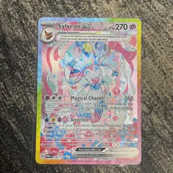 2025 Pokemon SV Prismatic Evolutions Sylveon ex Rare SIR #156/131🔥 Fast ship - Image 1