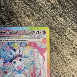 2025 Pokemon SV Prismatic Evolutions Sylveon ex Rare SIR #156/131🔥 Fast ship - Image 3