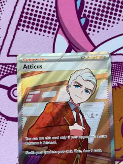 Pokemon TCG - Atticus 134/131 - Prismatic Evolutions - Full Art Trainer - NM/M - Image 3