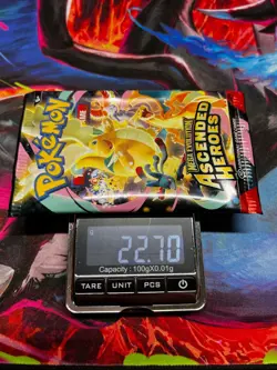 SUPER HEAVY! 22.70g - GOD PACKUUUU Ascended Heroes Pokemon TCG Booster (SEALED) - Image 1