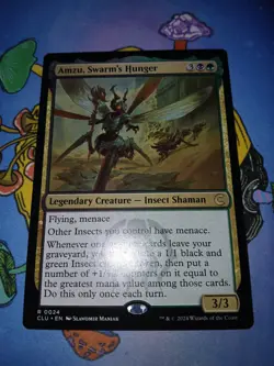 MTG Amzu, Swarm's Hunger, Light Play, English Ravnica: Clue Edition - Image 2