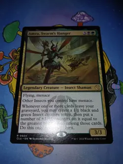 MTG Amzu, Swarm's Hunger, Light Play, English Ravnica: Clue Edition - Image 4