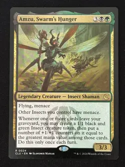 1x MTG Amzu, Swarm's Hunger - Ravnica: Clue Edition (CLU) #24 - Magic - Image 3