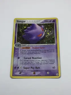 Gengar 5/92 Legend Maker Holo Ultra Rare Pokemon Card TCG Nintendo SWIRL LP/MP - Image 1