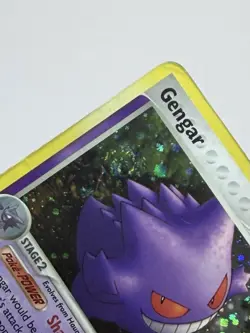 Gengar 5/92 Legend Maker Holo Ultra Rare Pokemon Card TCG Nintendo SWIRL LP/MP - Image 2
