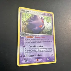 Gengar 5/92 Legend Maker Pokemon Card Holo Rare Swirl Moderately Played MP - Image 2