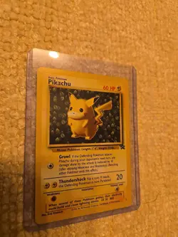 Pokemon. Trading Cards RARE Pikachu #1 Black Star Promo With Red Cheeks - Image 2