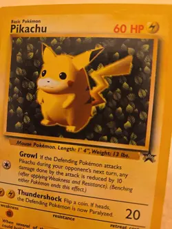 Pokemon. Trading Cards RARE Pikachu #1 Black Star Promo With Red Cheeks - Image 4