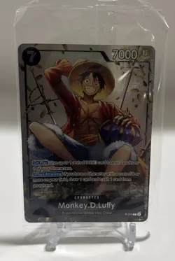 (1) One Piece Monkey D. Luffy P-075 English Promo Card, Vol 2 Exclusive SEALED - Image 1