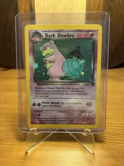 Dark Slowbro - Team Rocket 12/82 Holo Rare 60 HP Pokemon TCG Card - Image 2