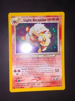 Pokemon TCG Light Arcanine Neo Destiny Holo Card 12/105 Unlimited ENG - Image 1