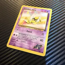 Sabrina’s Abra 93/132 Pokemon TCG Pokemon Card (MYREF#7) - Image 1