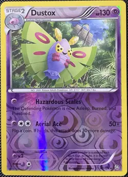 Dustox 47/124 Dragons Exalted Reverse Holo - Pokemon Card - Image 1