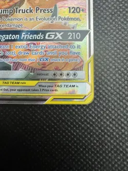 EEVEE & SNORLAX GX Tag Team Black Star Promo SM169 NM Pokemon Card 2019 - A - Image 5