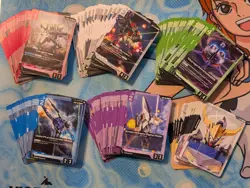 Gundam TCG Bulk Card Lot C/U Mint Condition [GD02] Eng. Over 300 Cards! - Image 1