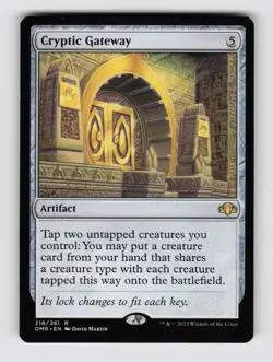 Cryptic Gateway*Non-Foil* Dominaria Remastered 218 NM - Image 1