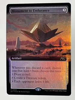 MTG - Monument To Endurance Foil Extended Art Aetherdrift - Magic the Gathering - Image 2