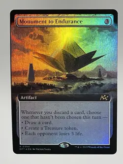 MTG - Monument To Endurance Foil Extended Art Aetherdrift - Magic the Gathering - Image 3