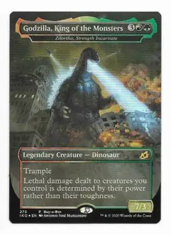mtg magic zilortha strenght godzilla king of the monsters FOIL ENGLISH 4 availab - Image 1