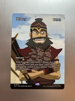 Bribery - 10 - MTG Avatar: The Last Airbender - Borderless - Regular - Image 1