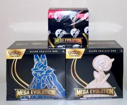Pokemon Mega Evolutions Elite Trainer box Set And Enhanced Booster Box SEALED - Image 1
