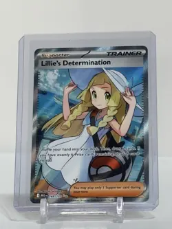 Lillie's Determination SR 169/132 Mega Evolution Pokemon TCG Near Mint NM - Image 1