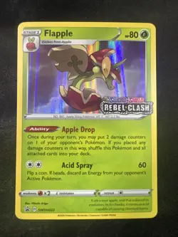 Flapple SWSH022 Promo SWSH Black Star Pokemon NM - Image 1