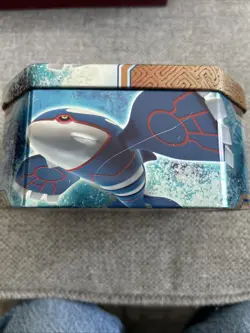 2015 Pokemon Kyogre EMPTY Collectors Tin Legends of Hoenn - Image 5