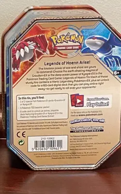 Pokemon Legends of Hoenn Arise EMPTY Collector Tin Shiny Excellent Tin ONLY! LNC - Image 2