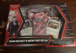 Pokemon TCG Team Rocket's Mewtwo Ex Box - Sealed - Image 1