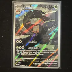 Crustle 183/182 Sv04: Paradox Rift Holo Illustration Rare Pokemon TCG - Image 1