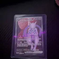 Pokemon Team Rocket's Mewtwo ex Ultra Rare Sv10: Destined Rivals 213/182 Holo EX - Image 1